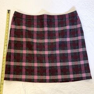 Boden British tweed skirt USA16L